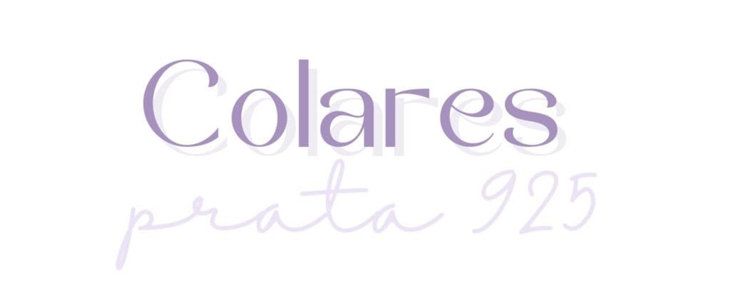 Colares joia autoral prata 925