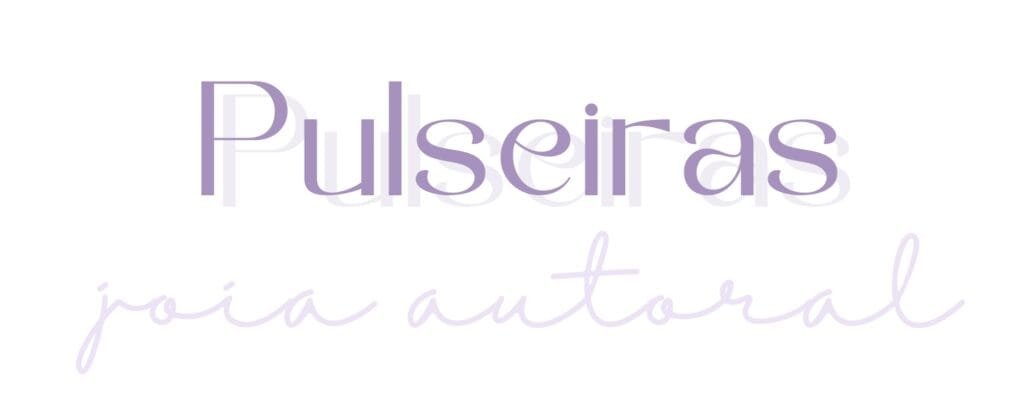 Pulseiras joia autoral prata 950